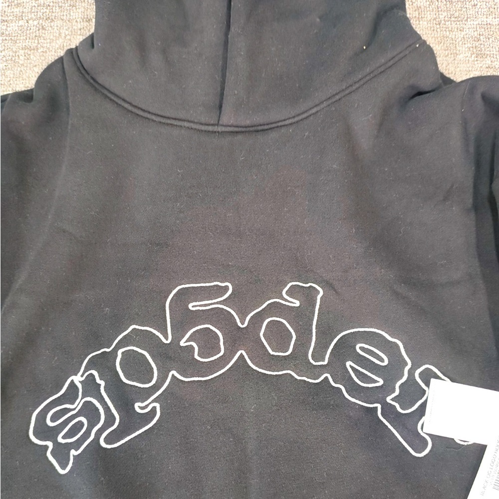 Sp5der Black Hoodie